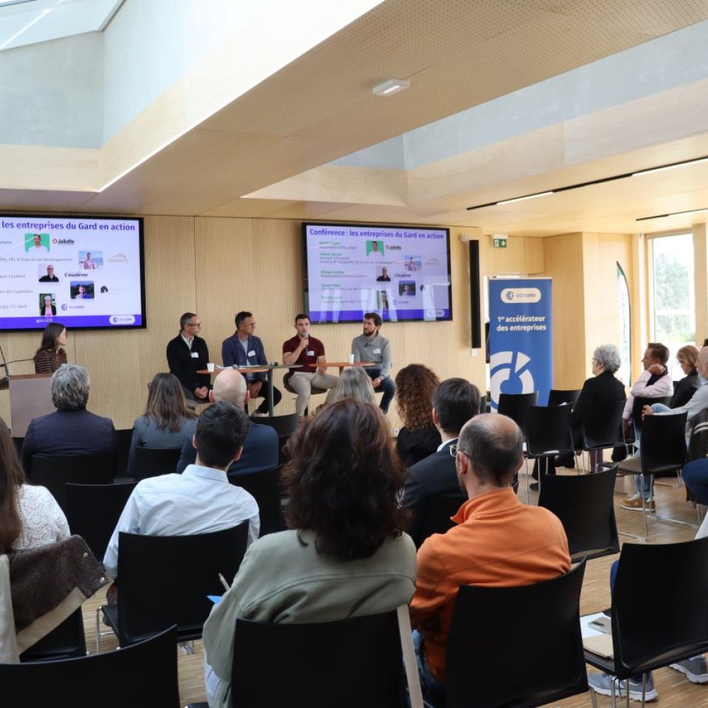 Préparation et animation de la table ronde et d’un atelier lors de la Journée « Transition Ecologique » organisée par la CCI du Gard